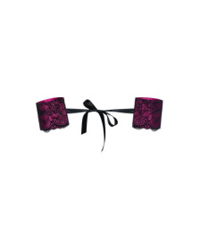 Roseberry Menottes - Noir et Fuchsia